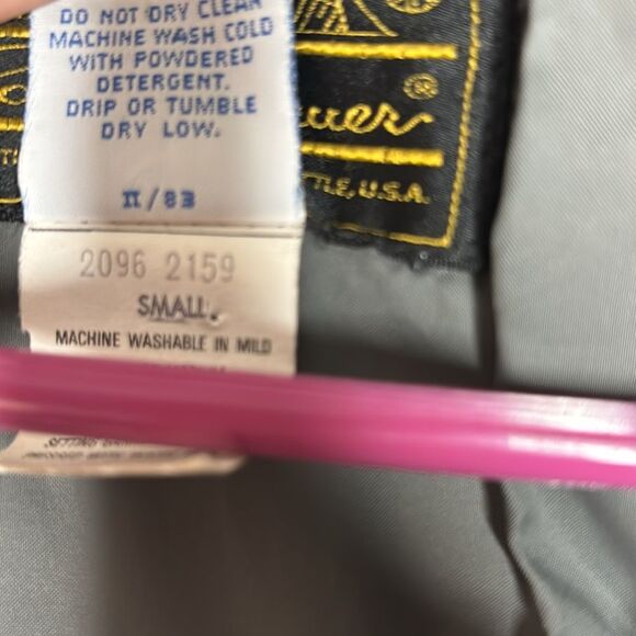Eddie Bauer Vintage Goretex Dusty Pink Mauve Hooded Jacket Size Small - Picture 11 of 14